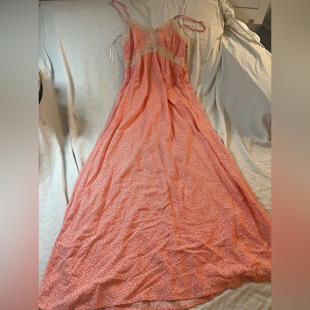1. State Coral Maxi Dress